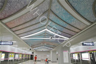 Ignifugue 5.0m m que el tejado de aluminio plano artesona/que el peso ligero vertido de aluminio de los paneles
